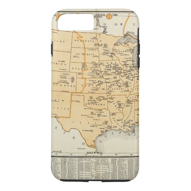 Radio Broadcasting Stations Of The United States Case-Mate iPhone Case (Back)