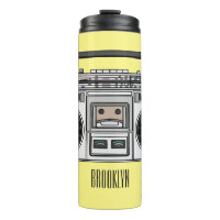 Radio cartoon illustration