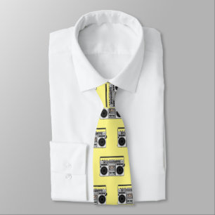 Radio cartoon illustration tie