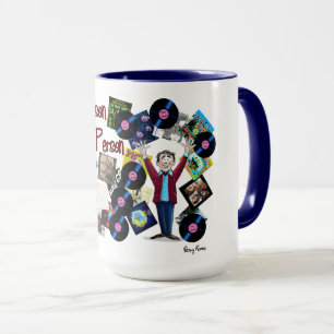 Radio disc-jockey Ken “The Merson Person” mug. Mug