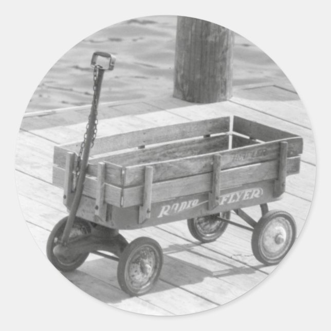 Radio Flyer Wagon Sticker (Front)
