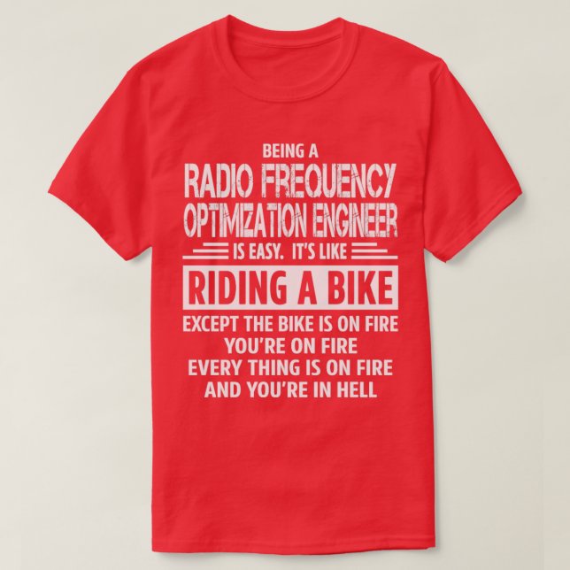 Radio Frequency Optimisation Engineer  2  T-Shirt (Design Front)