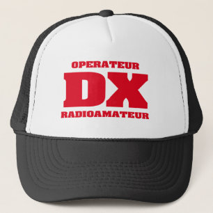 Radio ham trucker hat