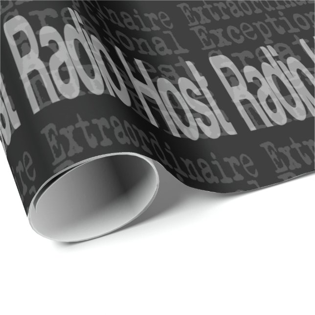 Radio Host Extraordinaire Wrapping Paper (Roll Corner)
