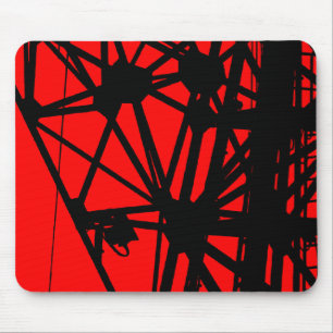 Radio Mast - Red Mouse Pad