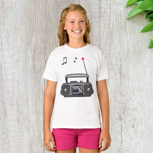 Radio Playing Music Girls T-Shirt