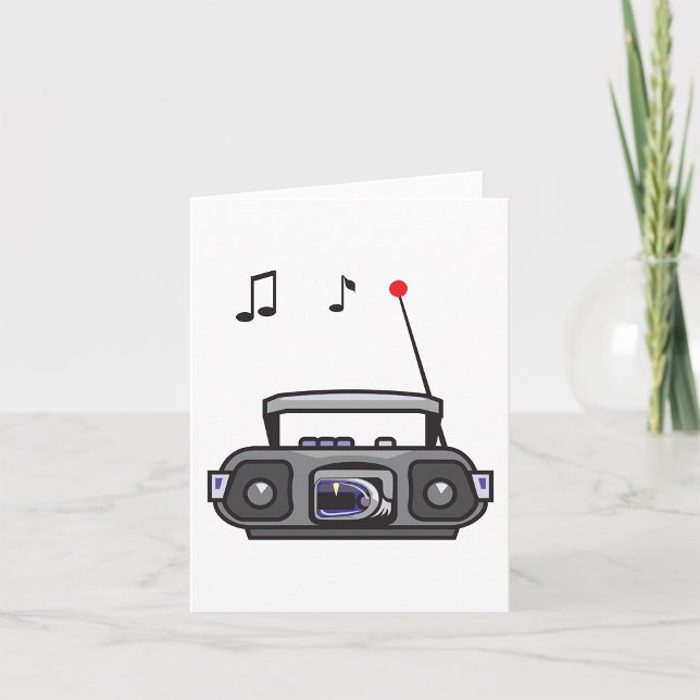 Radio Playing Music Note Cards (Creator Uploaded)