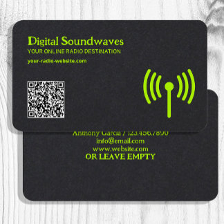 Radio Premium Business Card