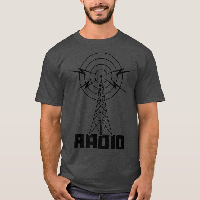 Radio - Radio Amateur Ham Operator Shortwave T-Shirt (Front)