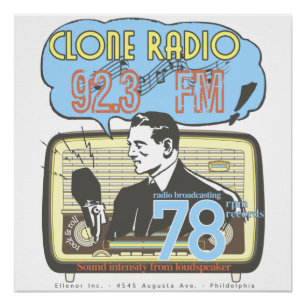 Radio Station Ad   Poster