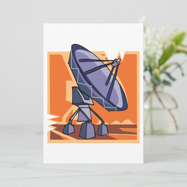 Radio Telescope Space Science Observatory Invitation (Creator Uploaded)