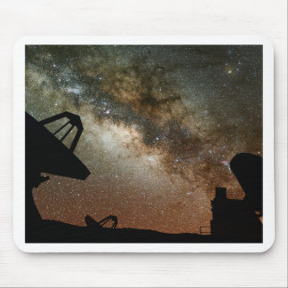 Radio Telescopes and Milky Way Mouse Pad