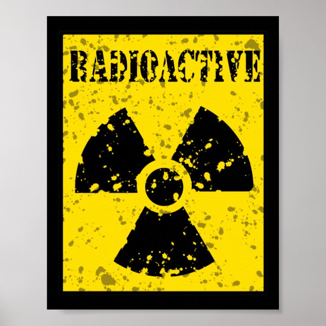 radioactive-4 RADIOACTIVE WARNING SYMBOL SIGN GRAP (Front)