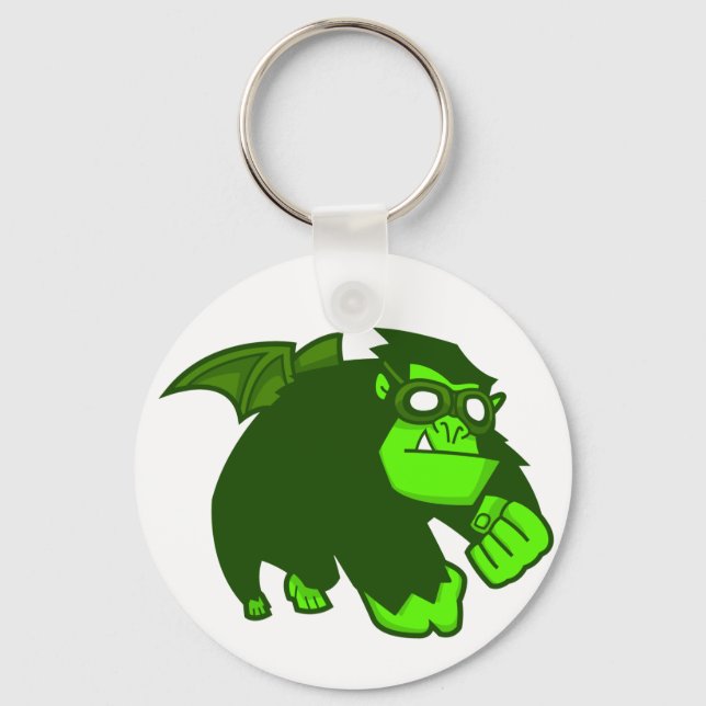 Radioactive Ape! Key Ring (Front)