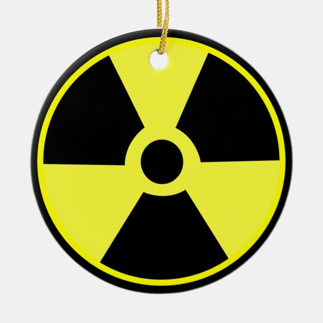 Radioactive Ceramic Ornament (Front)