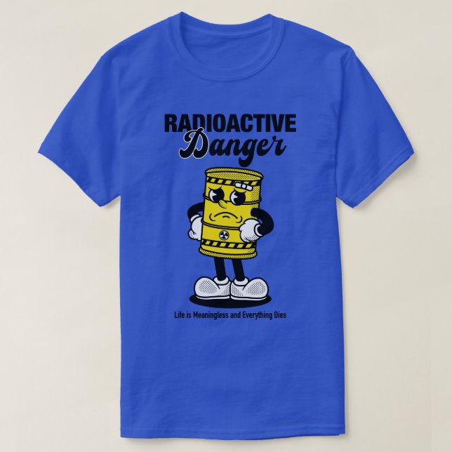 Radioactive character cartoon T-Shirt (Design Front)