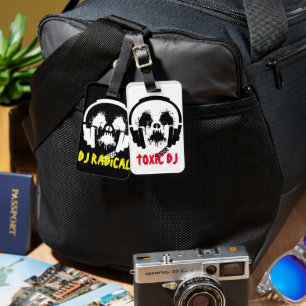 Radioactive DJ Double-sided Luggage Tag