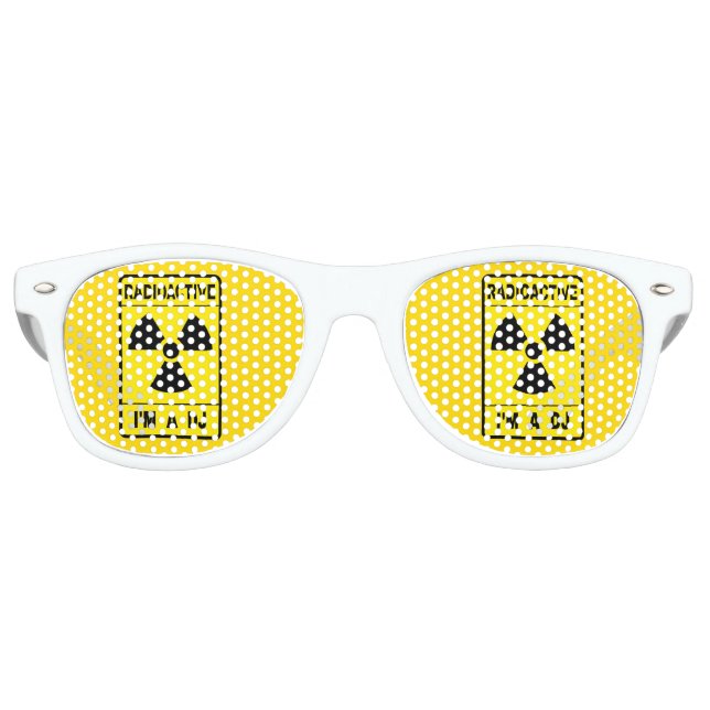 Radioactive DJ Retro Sunglasses (Front)
