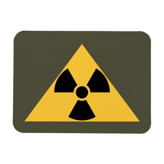 Radioactive Emblem Premium Magnet (Horizontal)