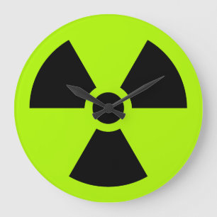 Radioactive Large Clock