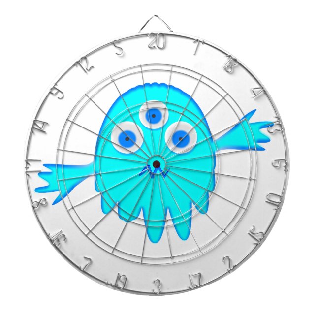 Radioactive Little Monster Dartboard (Front)