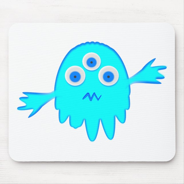 Radioactive Little Monster Mouse Pad (Front)