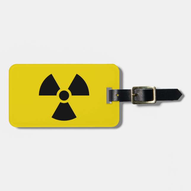 Radioactive Luggage Tag (Front Horizontal)
