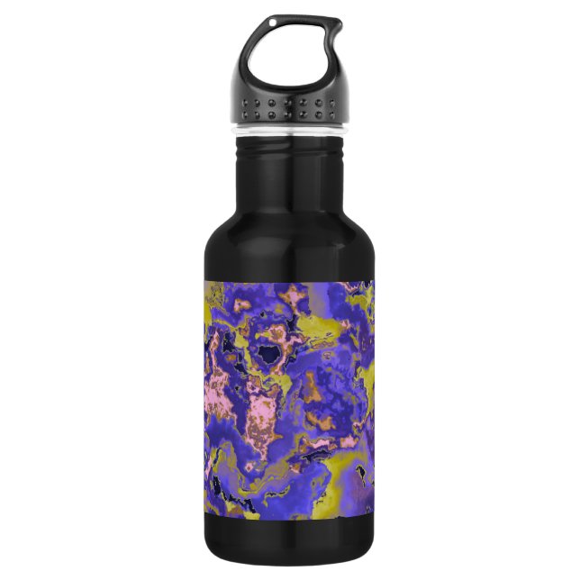 Radioactive Marble 532 Ml Water Bottle (Front)