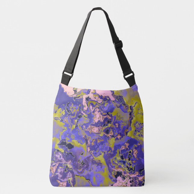 Radioactive Marble Crossbody Bag (Front)