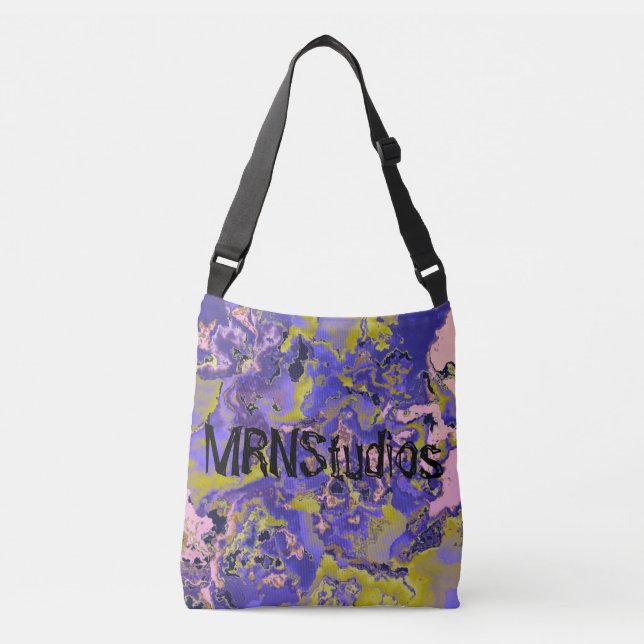 Radioactive Marble Crossbody Bag (Front)