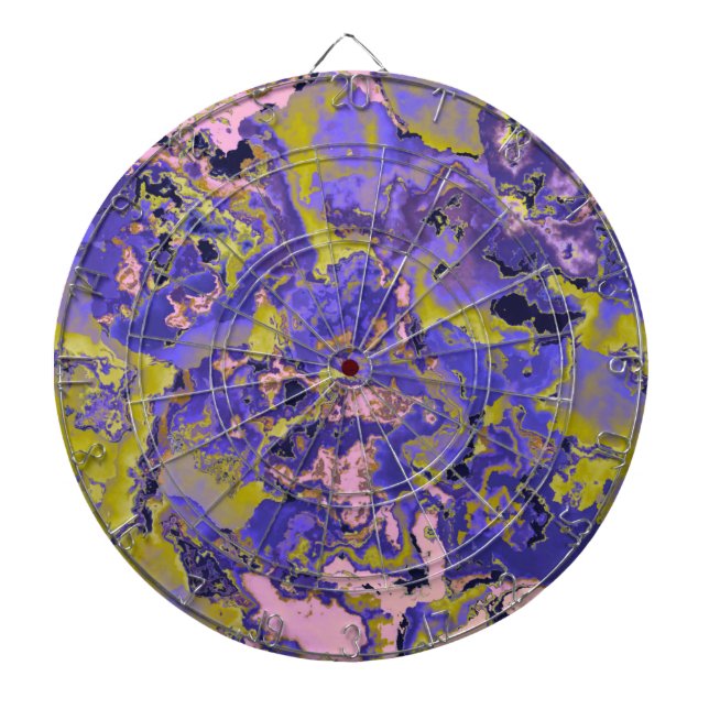 Radioactive Marble Dartboard (Front)