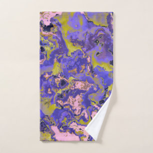 Radioactive Marble Hand Towel