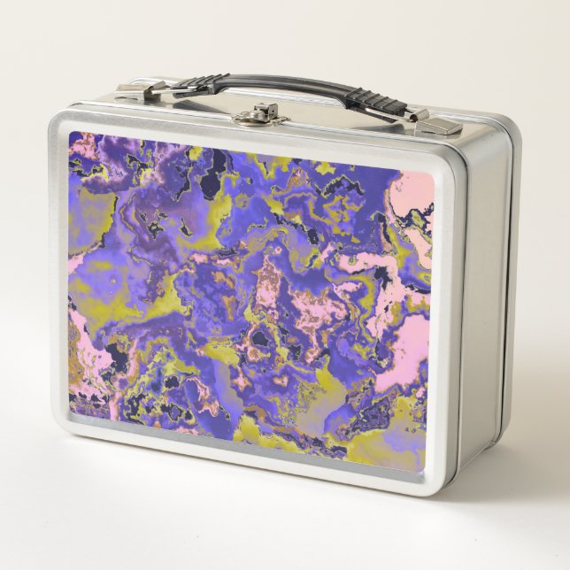 Radioactive Marble Metal Lunch Box (Front)