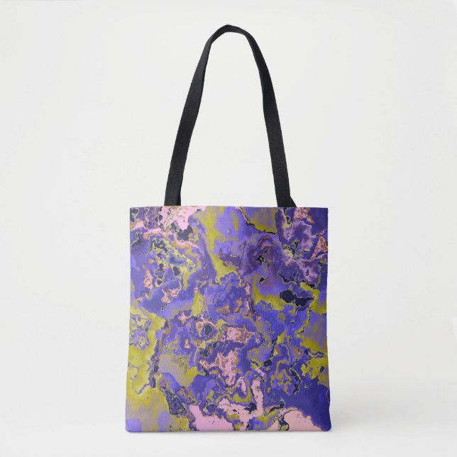 Radioactive Marble Tote Bag (Front)