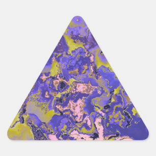 Radioactive Marble Triangle Sticker