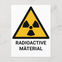 Radioactive Material Warning, Ionising Radiation