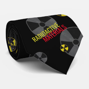 Radioactive Materials Cool Grunge Tie