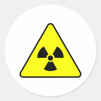 Radioactive Products & Designs! Classic Round Sticker