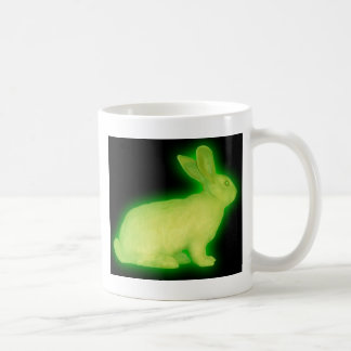 radioactive rabbit coffee mug