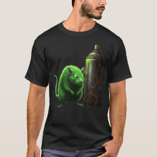Radioactive Rat and Aerosol on T-Shirt