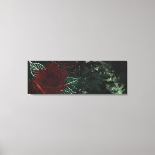 Radioactive Rose Canvas Print