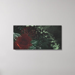 Radioactive Rose Canvas Print