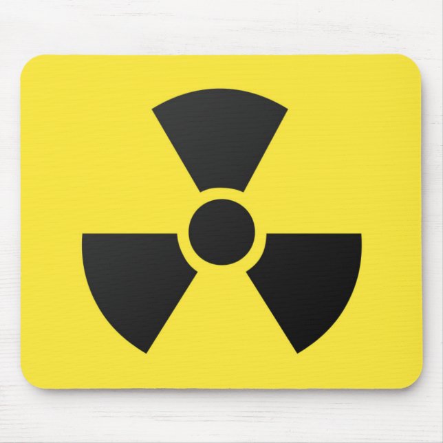 Radioactive Sign Mouse Pad (Front)