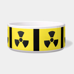 Radioactive Sign Pet Bowl
