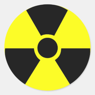 radioactive sticker