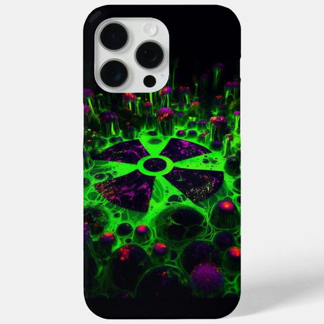 Radioactive Swamp, Sci-Fi Aesthetic, Swampy Design Case-Mate iPhone Case (Back)