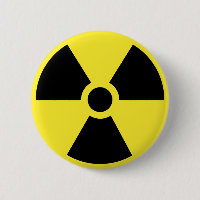 Radioactive Symbol Button