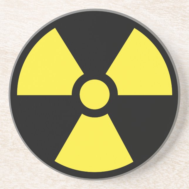 Radioactive Symbol Coaster (Front)