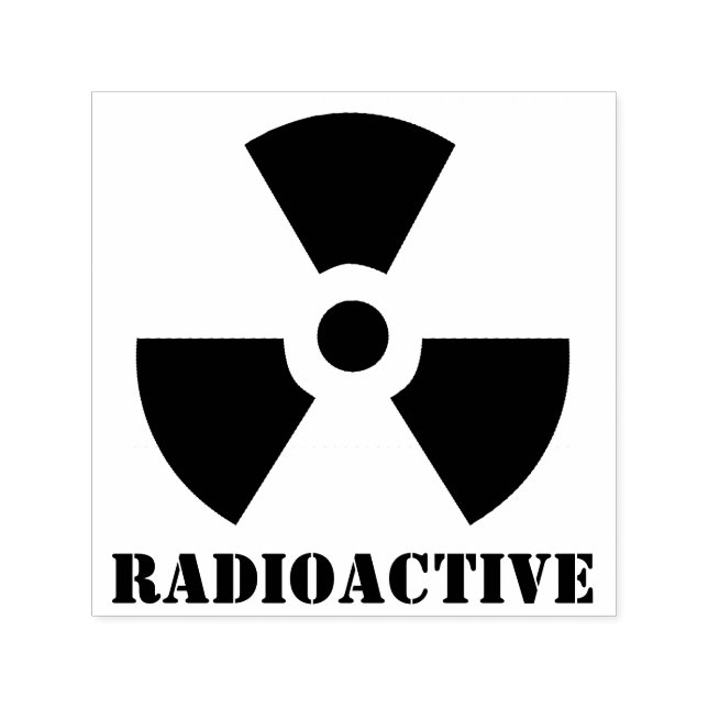 Radioactive Symbol Self-inking Stamp (Design)