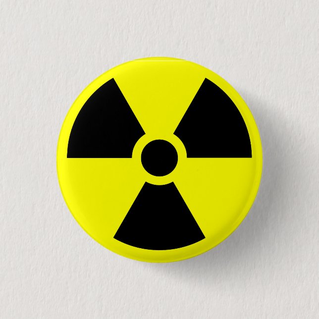 Radioactive warning button (Front)